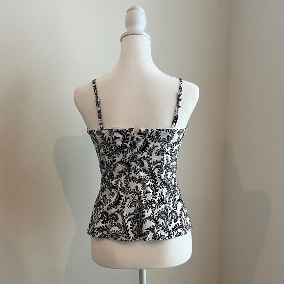 White House Black Market size 0 strapless spaghetti strap top - Picture 9 of 9